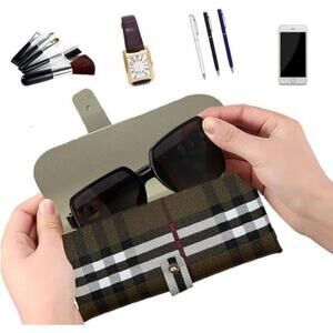 Glasses Storage Bag for Travel Soft Sunglasses Pouch Fashion  Accessory